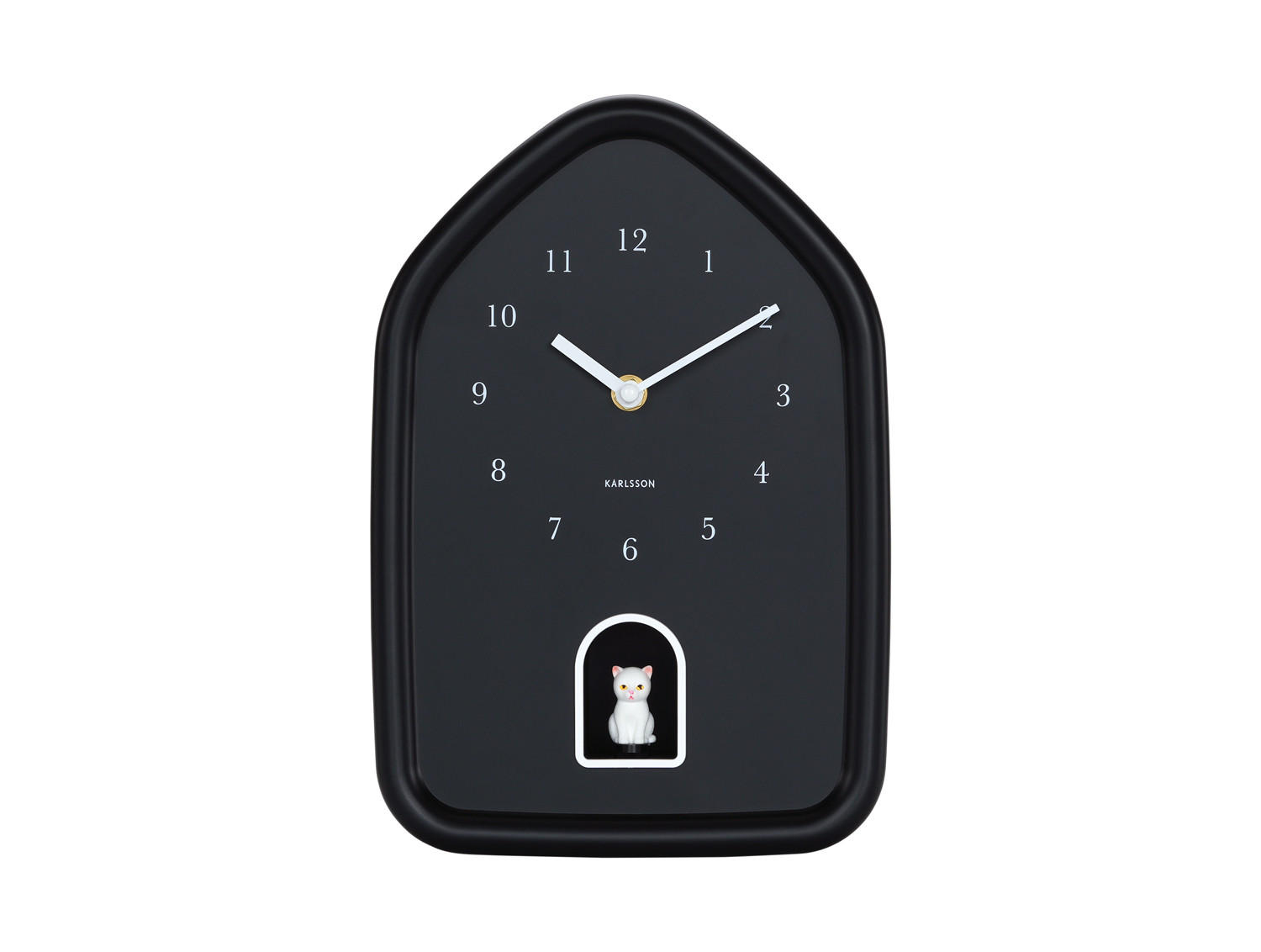 Karlsson Wanduhr Schwarz 20x29.1x7.5 cm