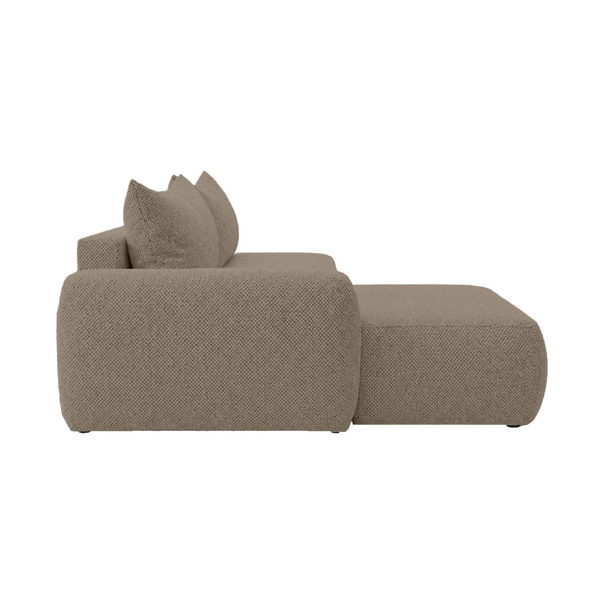 ECKSOFA Munduk I mit Schlaffunktion, Beige - Beige, Textil (302/184cm) - Fedve