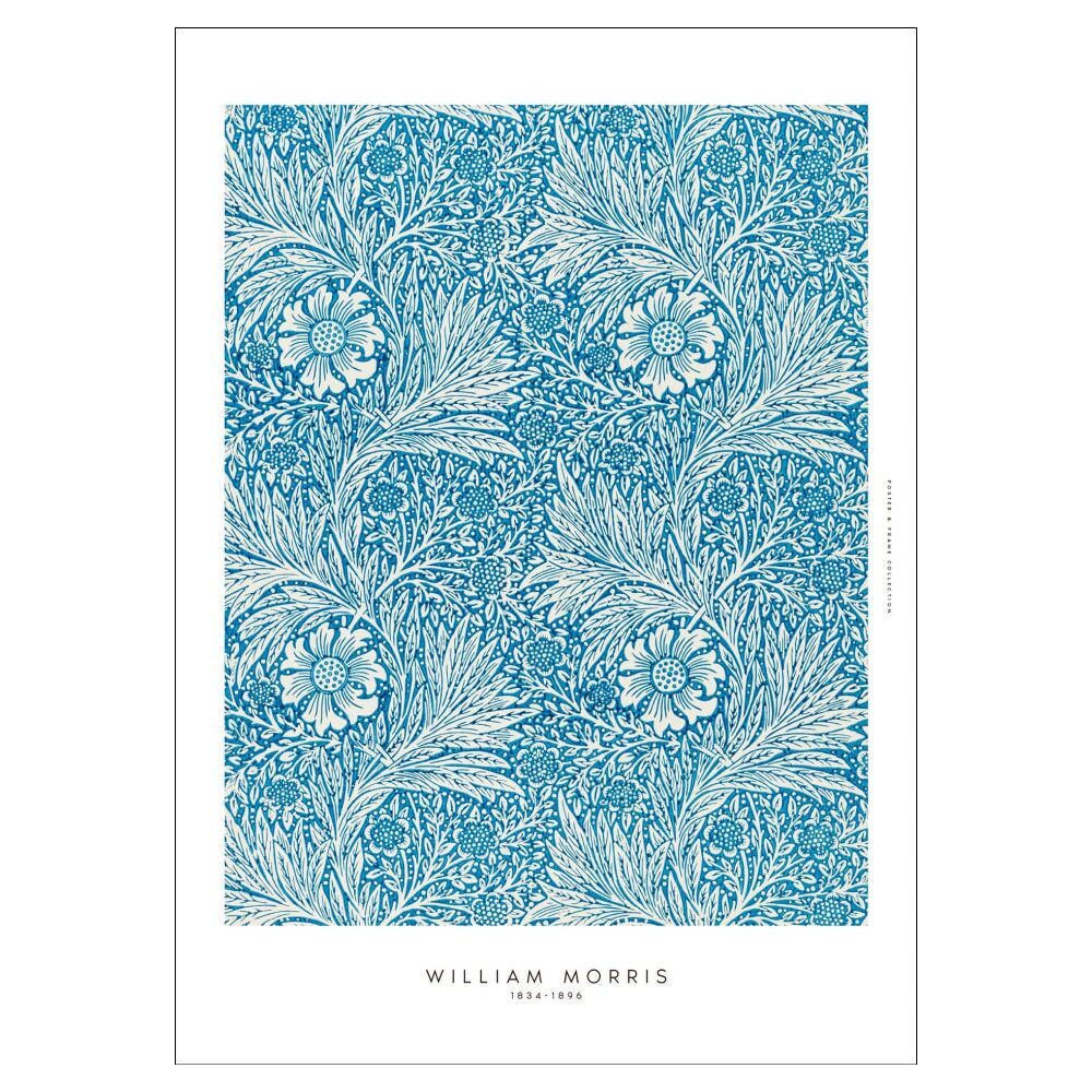 POSTER William Morris - Blues - Blau, Papier (70/100/0.1cm) - Poster&Frame