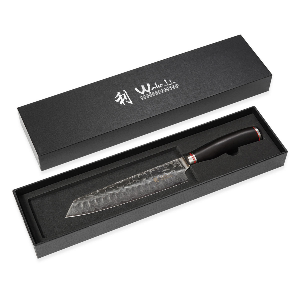 FLEISCHMESSER 20 cm - Schwarz, Holz/Metall (34cm) - Wakoli