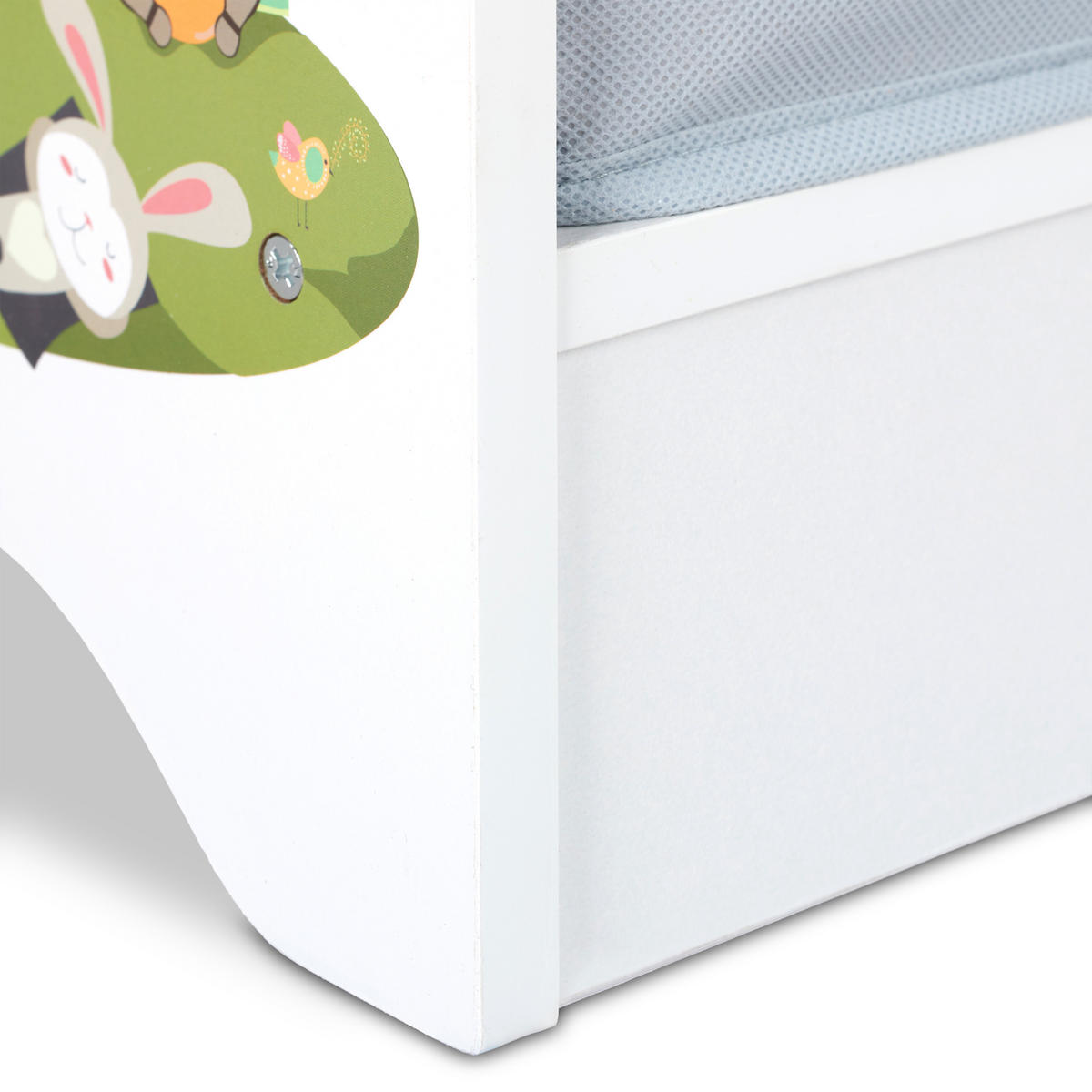 KINDERREGAL - Multicolor, Holzwerkstoff/Kunststoff (71/74/23cm) - Relaxdays