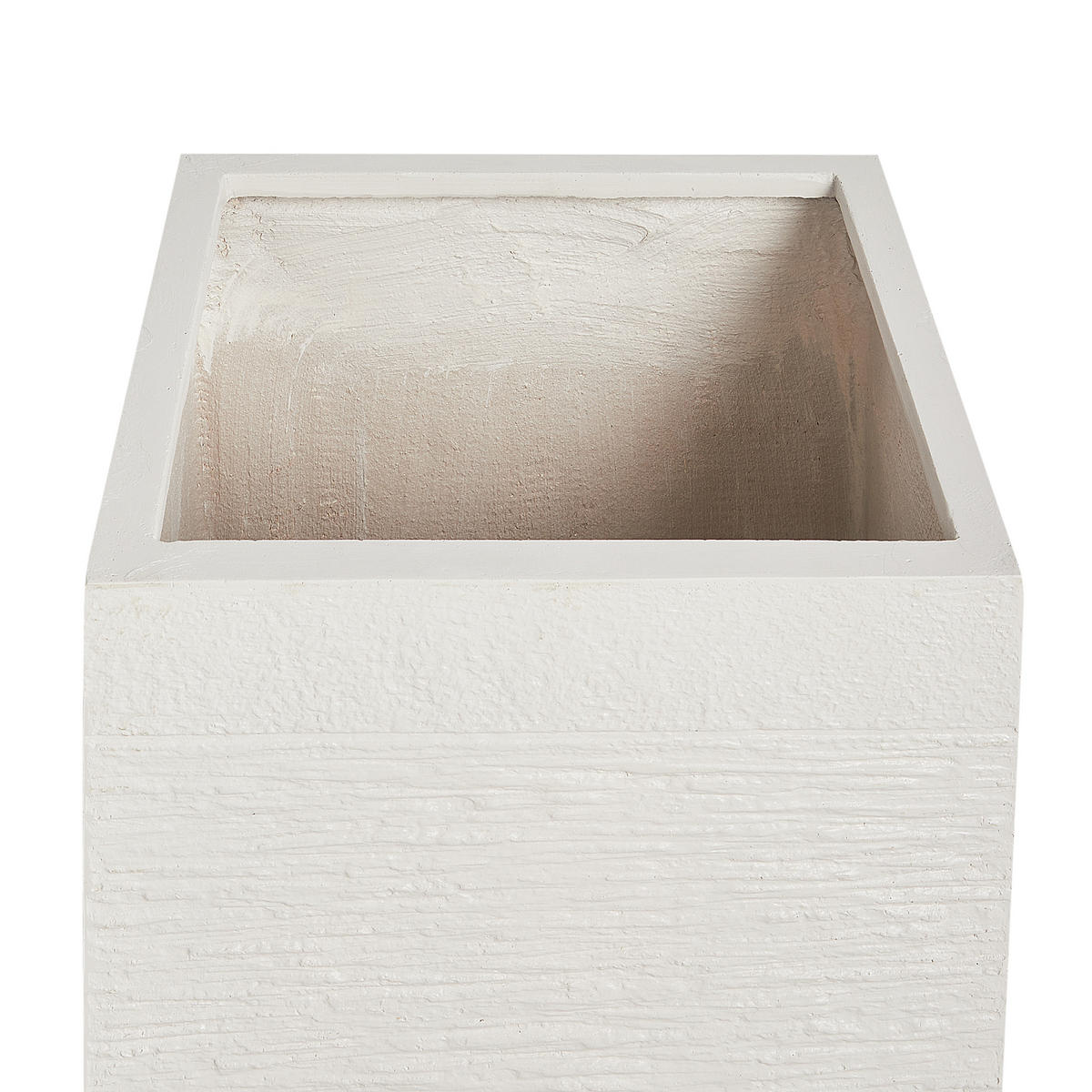 BLUMENTOPF Beige Dion - Beige, Naturmaterialien (70cm) - Beliani