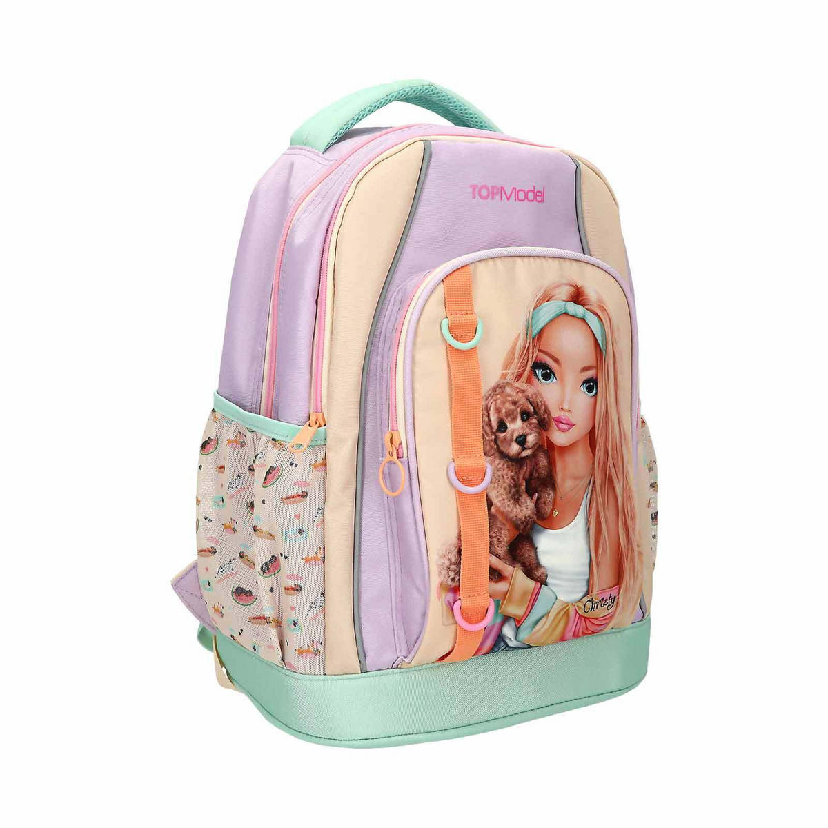 SCHULRUCKSACK SUNNY DOG TOPModel bunt 19 x 30 x 40 cm - Multicolor, Textil (30/19cm) - Depesche Germany