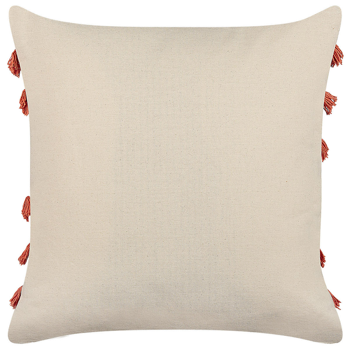 DEKOKISSEN 2er-Set Hellbeige 45/45 cm Pleione - Beige, Naturmaterialen/Textil (45/45cm) - Beliani