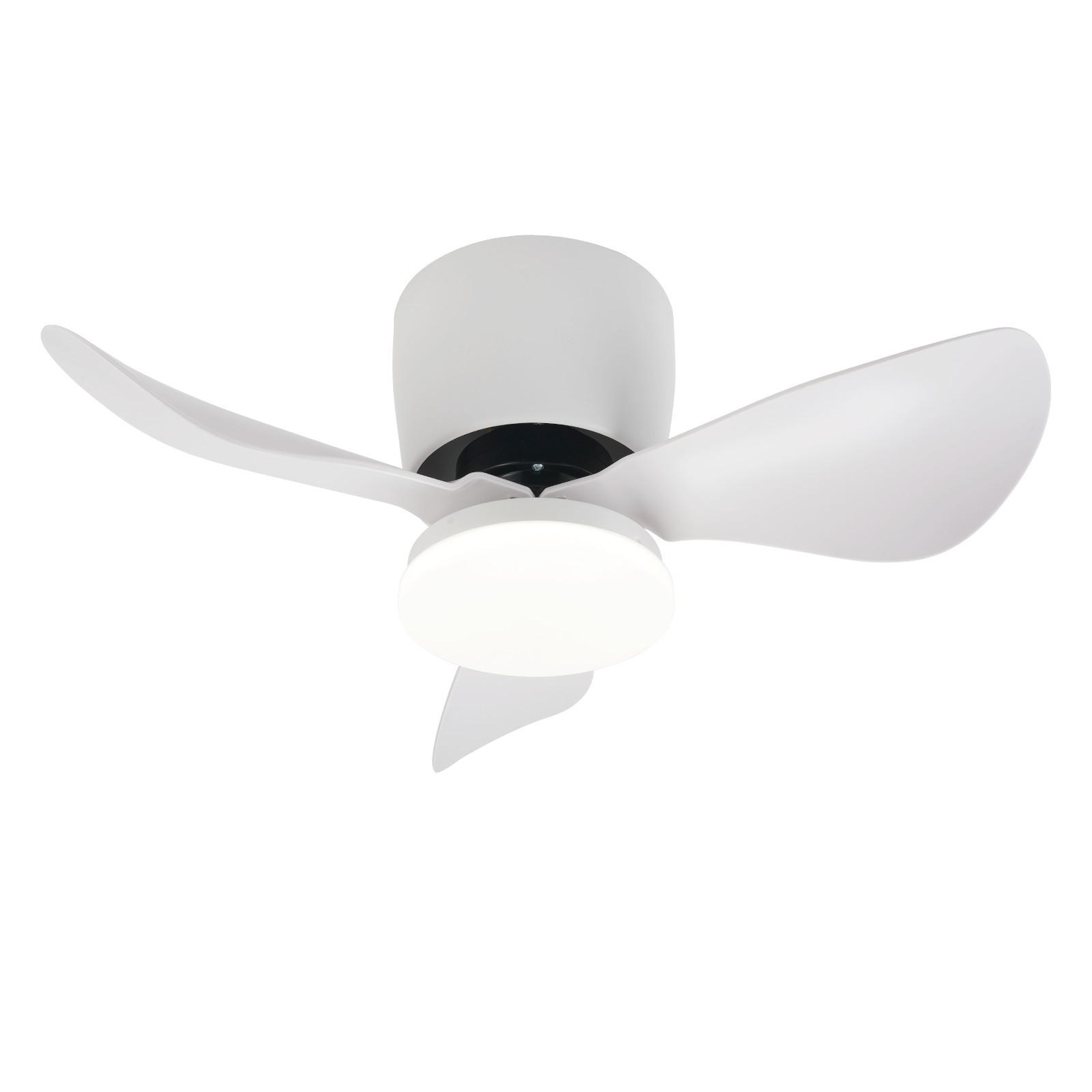 DECKENVENTILATOR Pyndar 70/70/25 cm - Weiß, Metall (70/70/25cm) - ZMH