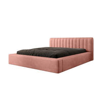 POLSTERBETT aus Polyester Vurmat 180x200 cm, Pink - Pink, Textil (180/200cm) - Fedve