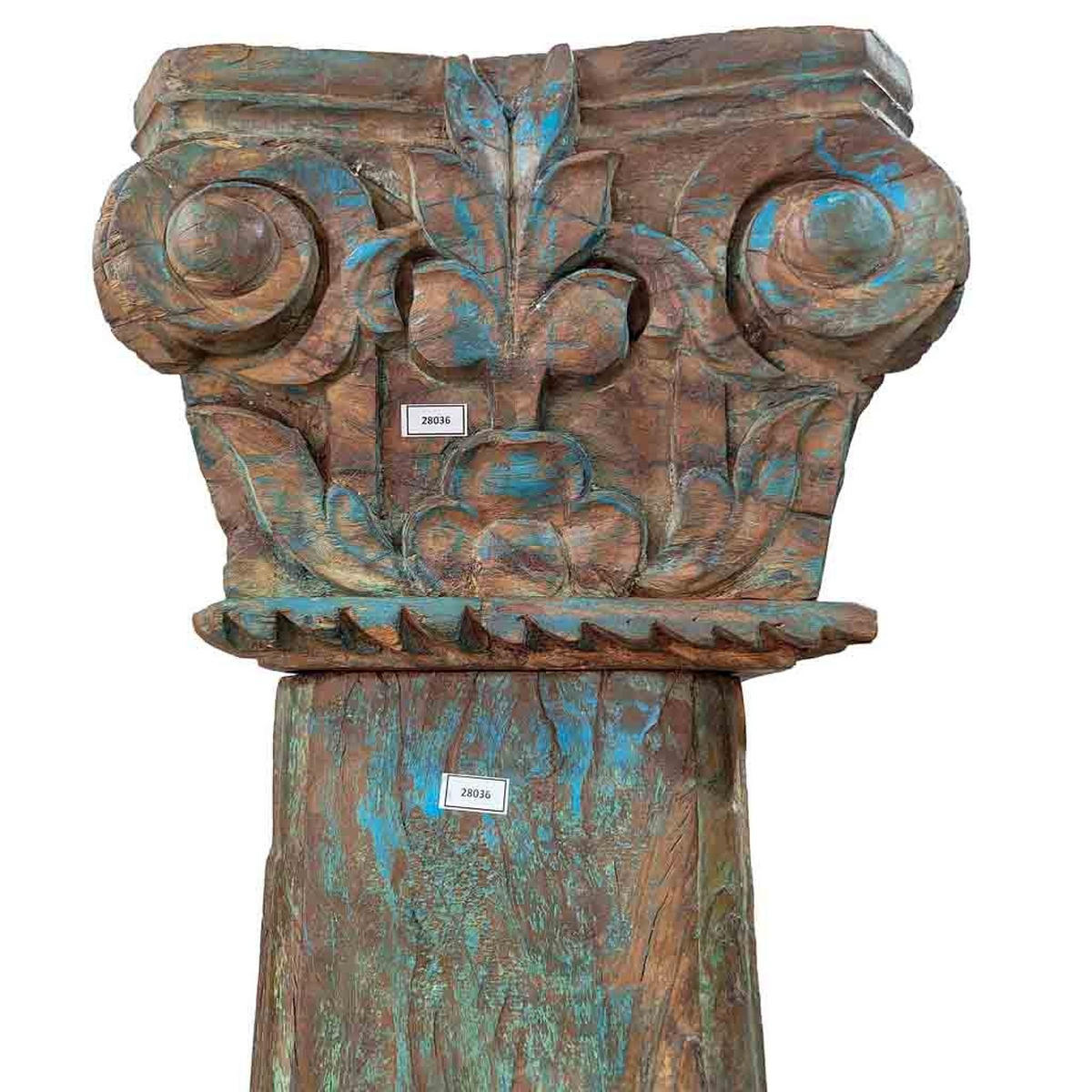 DEKORATIONSSTÜCK aus Holz, blau, 32x230cm - Braun, Holz (32/230/32cm) - Wanderlust