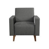 SESSEL Oviedo - Grau, Holz/Kunststoff (75/80/75cm) - MIRJAN24