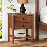 NACHTTISCH APOANA - Kastanienfarben, Holz (45/53/35cm) - IDIMEX