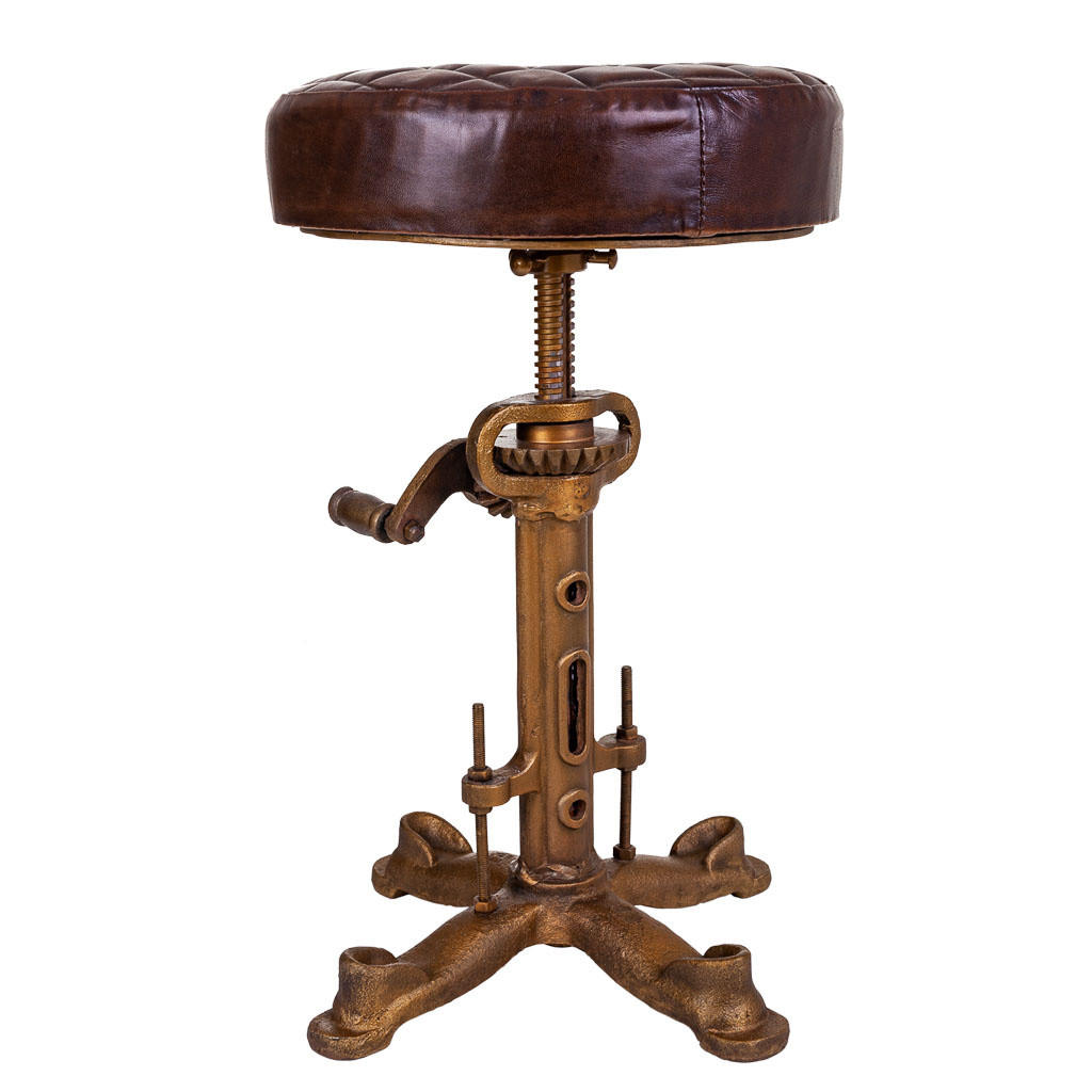 Thumbnail - Wanderlust Barhocker, Braun, Metall, 36x36x50 cm, Esszimmer, Barmöbel, Barhocker