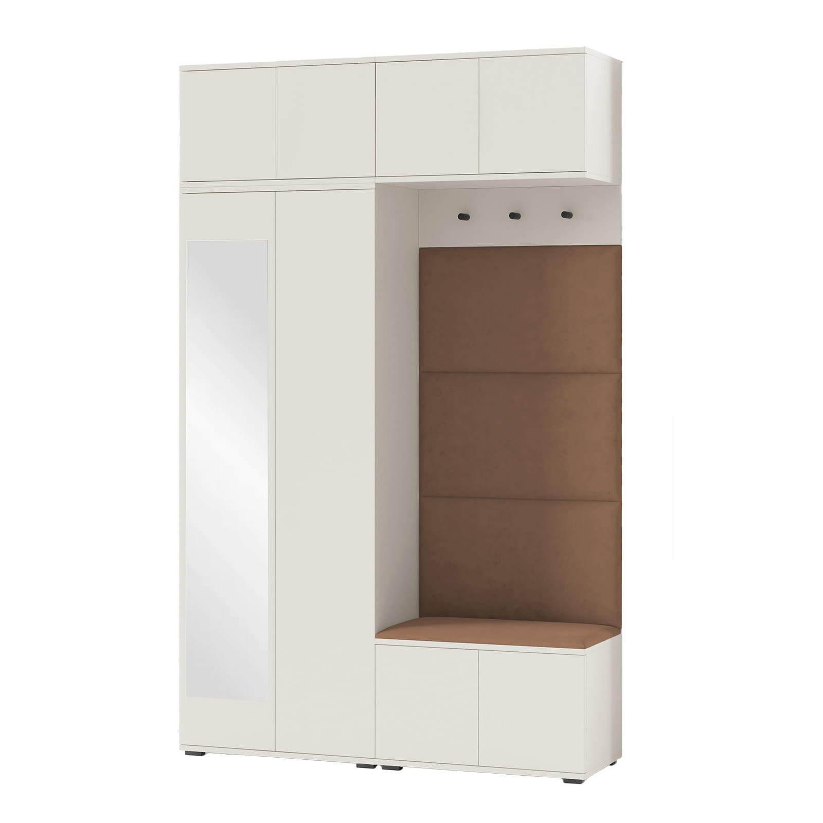 Jerpax Garderobe Beige, Braun 140x225x40 cm