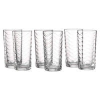 LONGDRINKGLÄSER WAVE transparent 250 ml 6er Set - Transparent, Glas (0.25L) - Ritzenhoff Breker