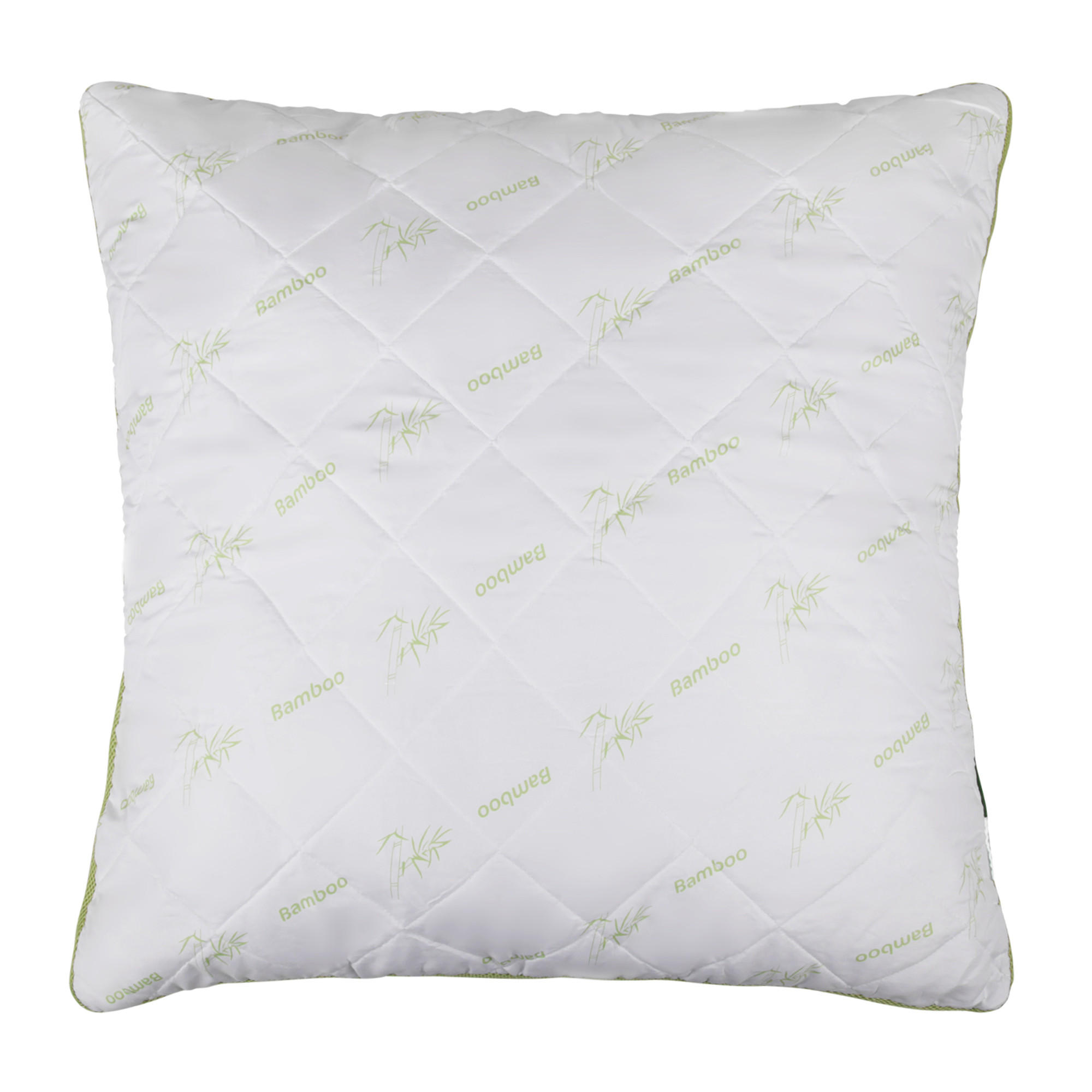 KOPFKISSEN Bamboo-Mesh 80 x 80 cm - Weiß, Textil (80/80cm) - Bestlivings