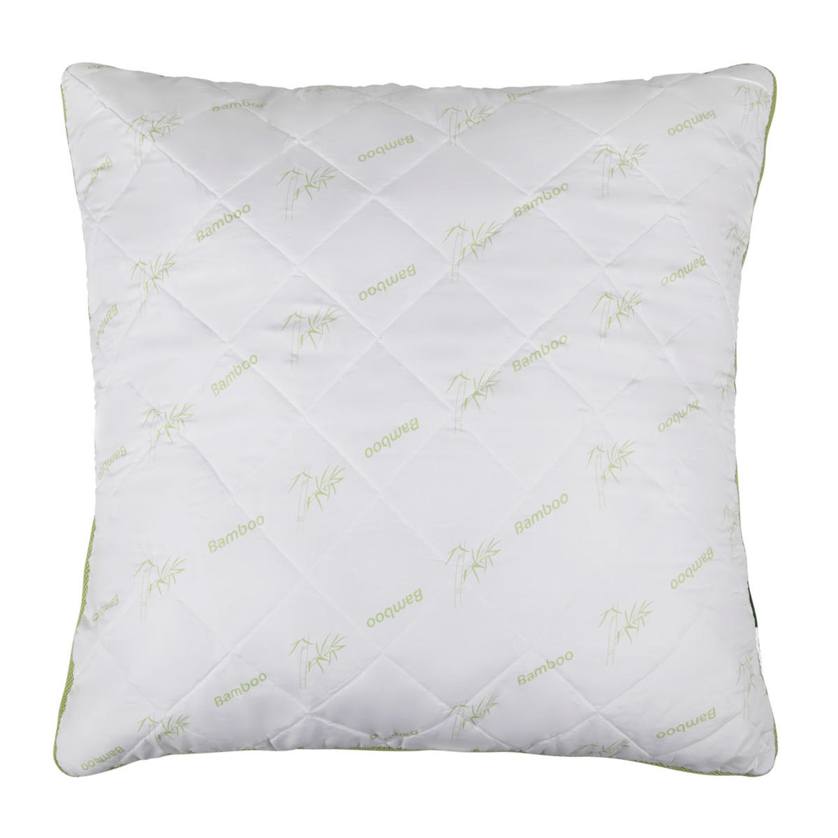 KOPFKISSEN Bamboo-Mesh 80 x 80 cm - Weiß, Textil (80/80cm) - Bestlivings