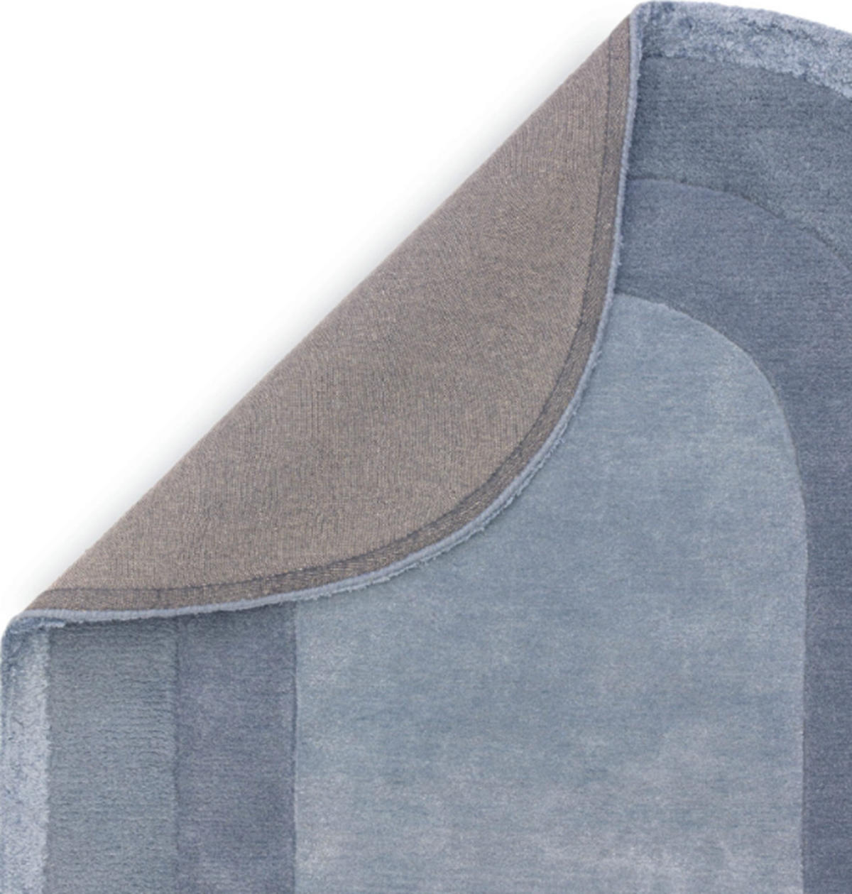 TEPPICH handgetuftet RINGO Blau 160 x 230 cm - Blau, Naturmaterialien (160/230cm) - Novatrend