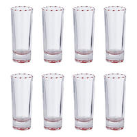 SCHNAPSGLAS (8er-Set) SWIRL 55ml - Transparent, Glas (0.06L) - Butlers