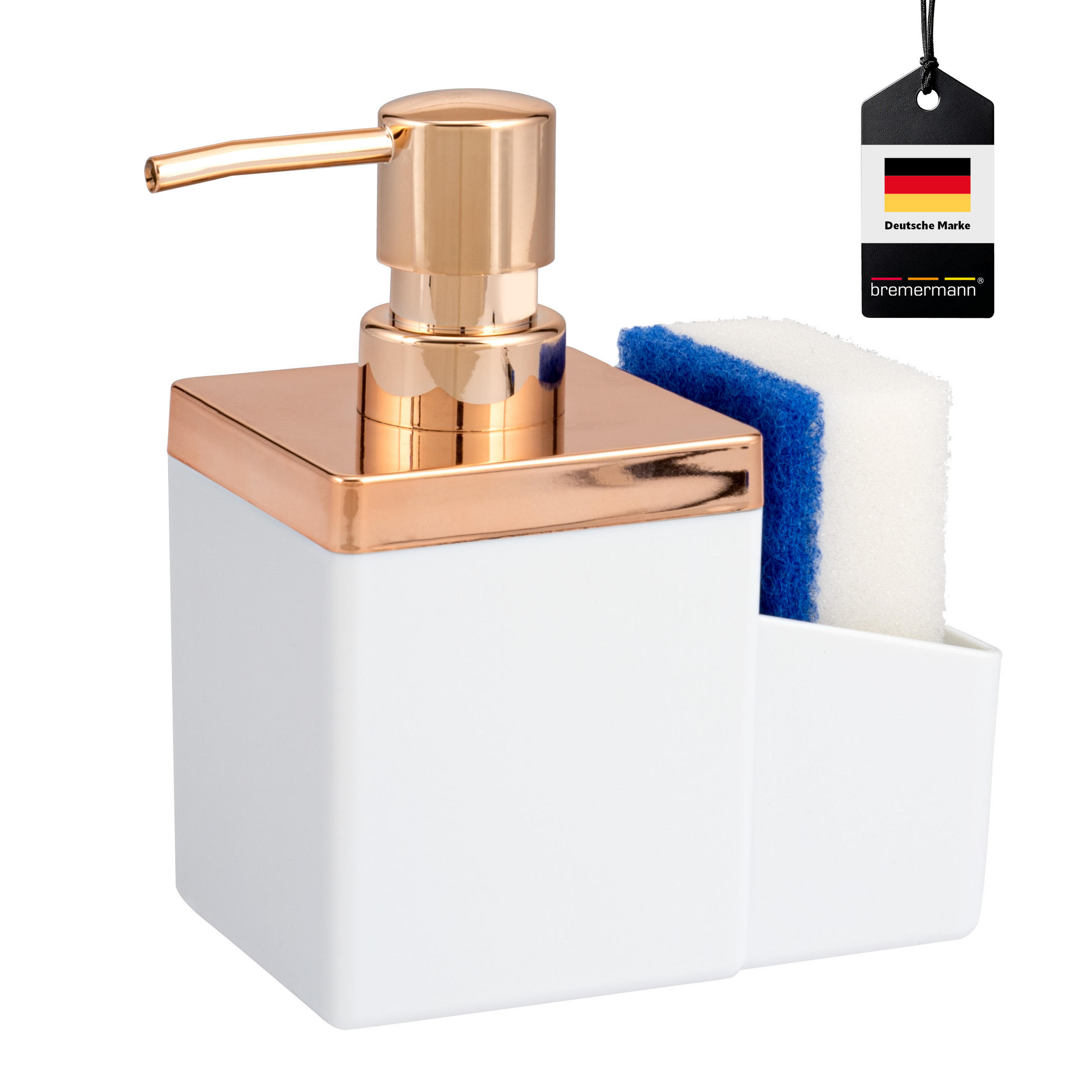 SPÜL-SET, weiß - Weiß, Kunststoff (12/14/6.5cm) - bremermann