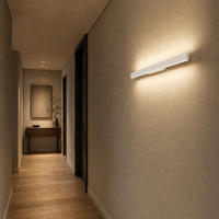 LED-WANDLEUCHTE Rift L - Weiß, Metall (90/3.1/7cm) - Lumicom