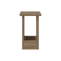 BEISTELLTISCH Tasos Natur Eiche 50.5/30/30 cm - Naturfarben, Holzwerkstoff (30/30/50.5cm) - Decortie