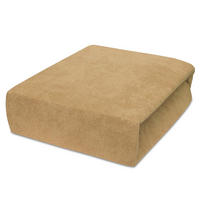 SPANNBETTLAKEN 90/180 cm, Jersey Elastisch 100 % Baumwolle Beige - Beige, Textil (90/180cm) - Best For Home