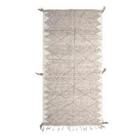 BERBERTEPPICH Kelim Marokko Wolle 200x 300 cm - Beige, Naturmaterialien (200/300cm) - AFK Living