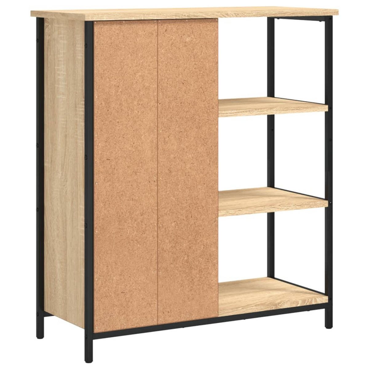 SIDEBOARD Sonoma-Eiche 70/30/80 Cm Holzwerkstoff - Braun, Holzwerkstoff (70/80/30cm) - vidaXL