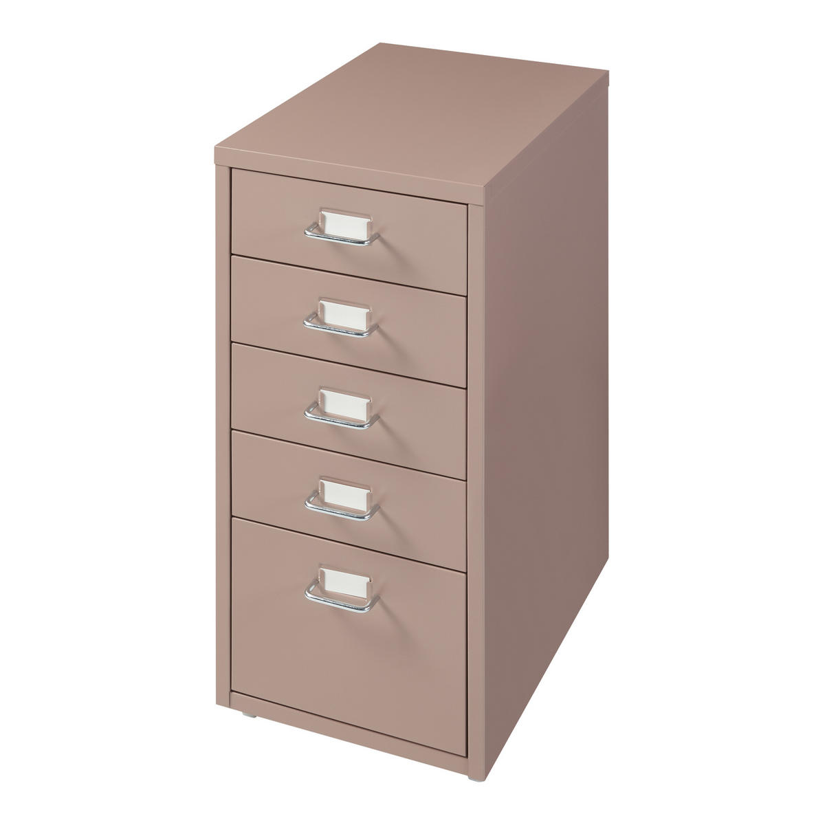 ROLLCONTAINER Kökar - Hellbraun, Metall (28/69/41cm) - [en.casa]