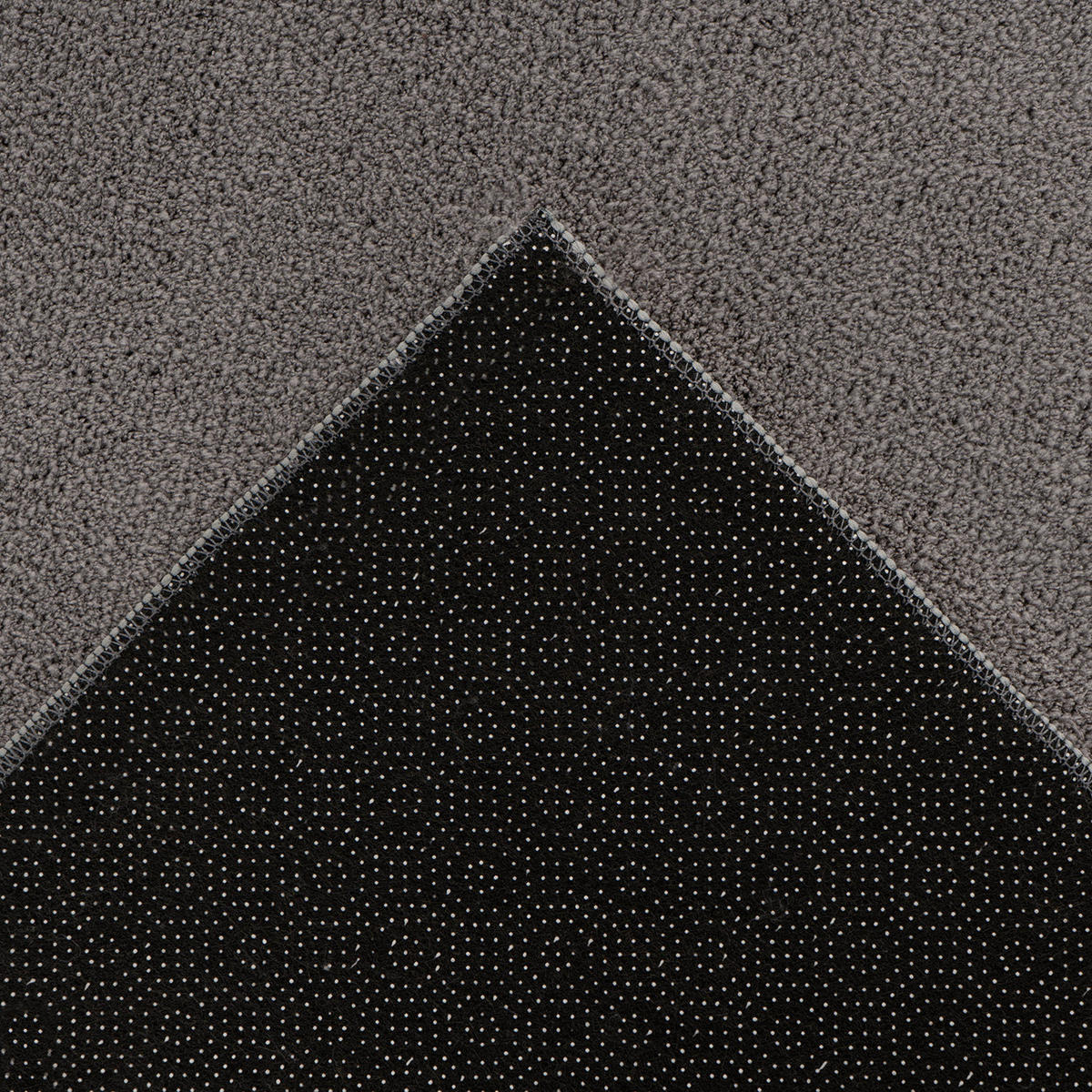 KURZFLOR-TEPPICH Calma 200 Anthrazit 200x280 cm - Grau, Kunststoff/Textil (200/280cm) - carpet city