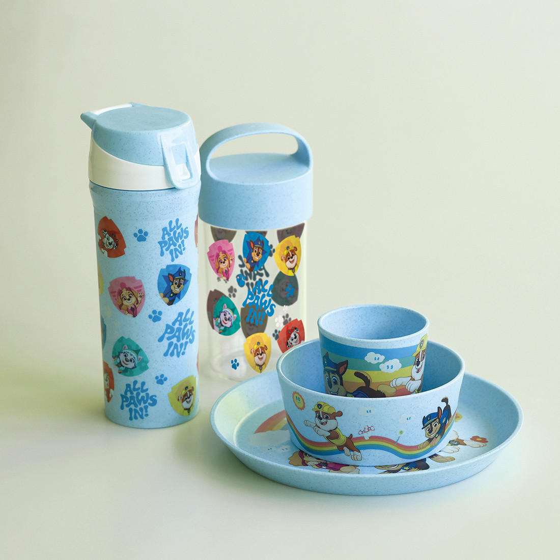KINDERSCHALE Connect Paw Patrol 400 ml - Blau, Kunststoff (12.3cm)