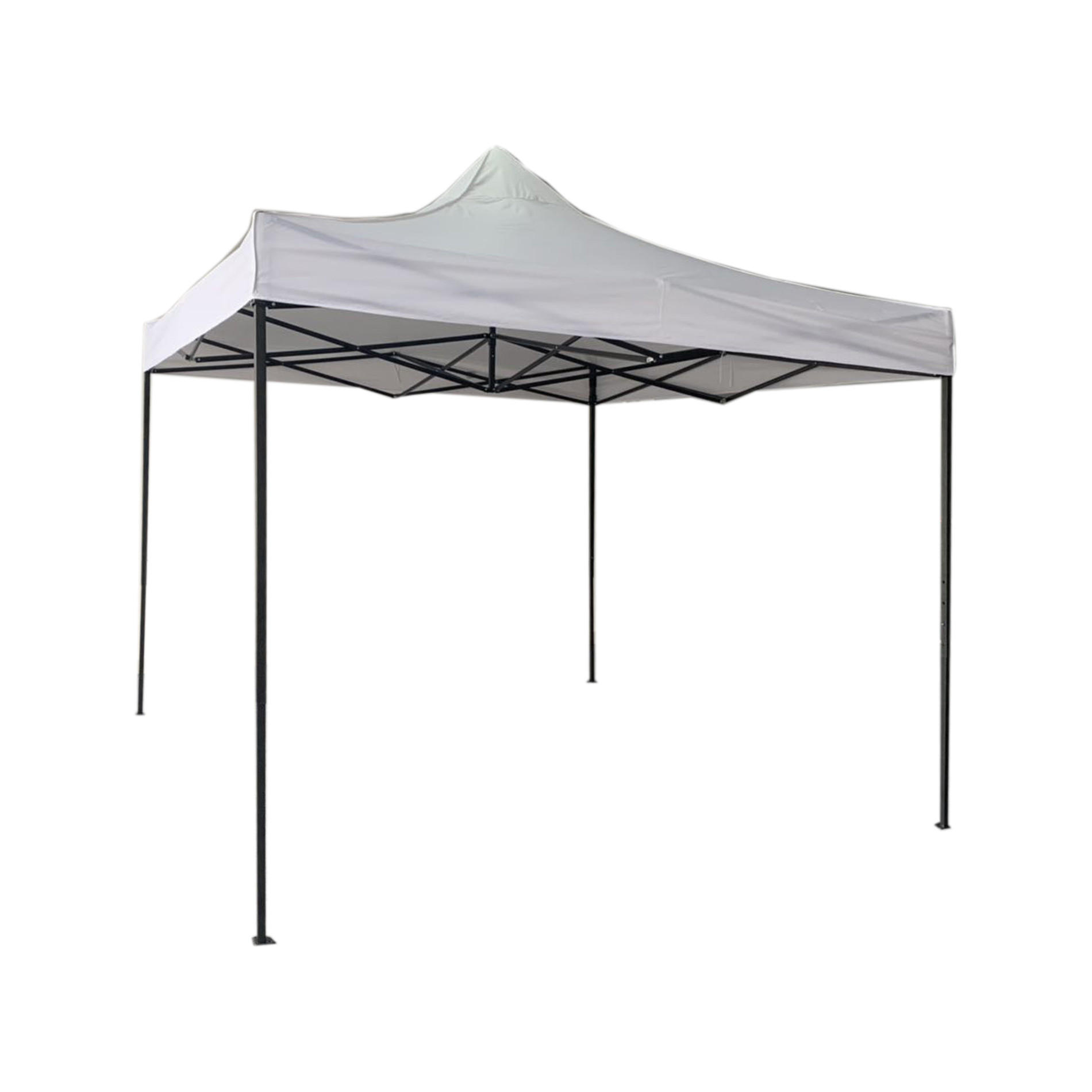 FALTPAVILLON Weiß 300/300/310 cm - Weiß, Metall (300/310/300cm) - Mobili Rebecca