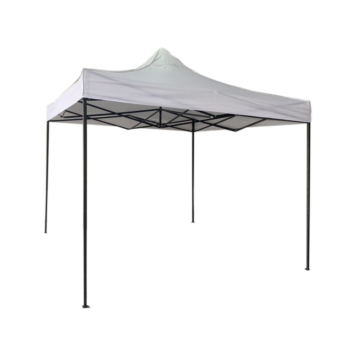FALTPAVILLON Weiß 300/300/310 cm - Weiß, Metall (300/310/300cm) - Mobili Rebecca