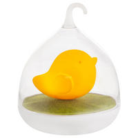 LED TISCHLEUCHTE Vogel Gelb Kunststoff - Gelb, Kunststoff (14/14/17cm) - Globo Lighting