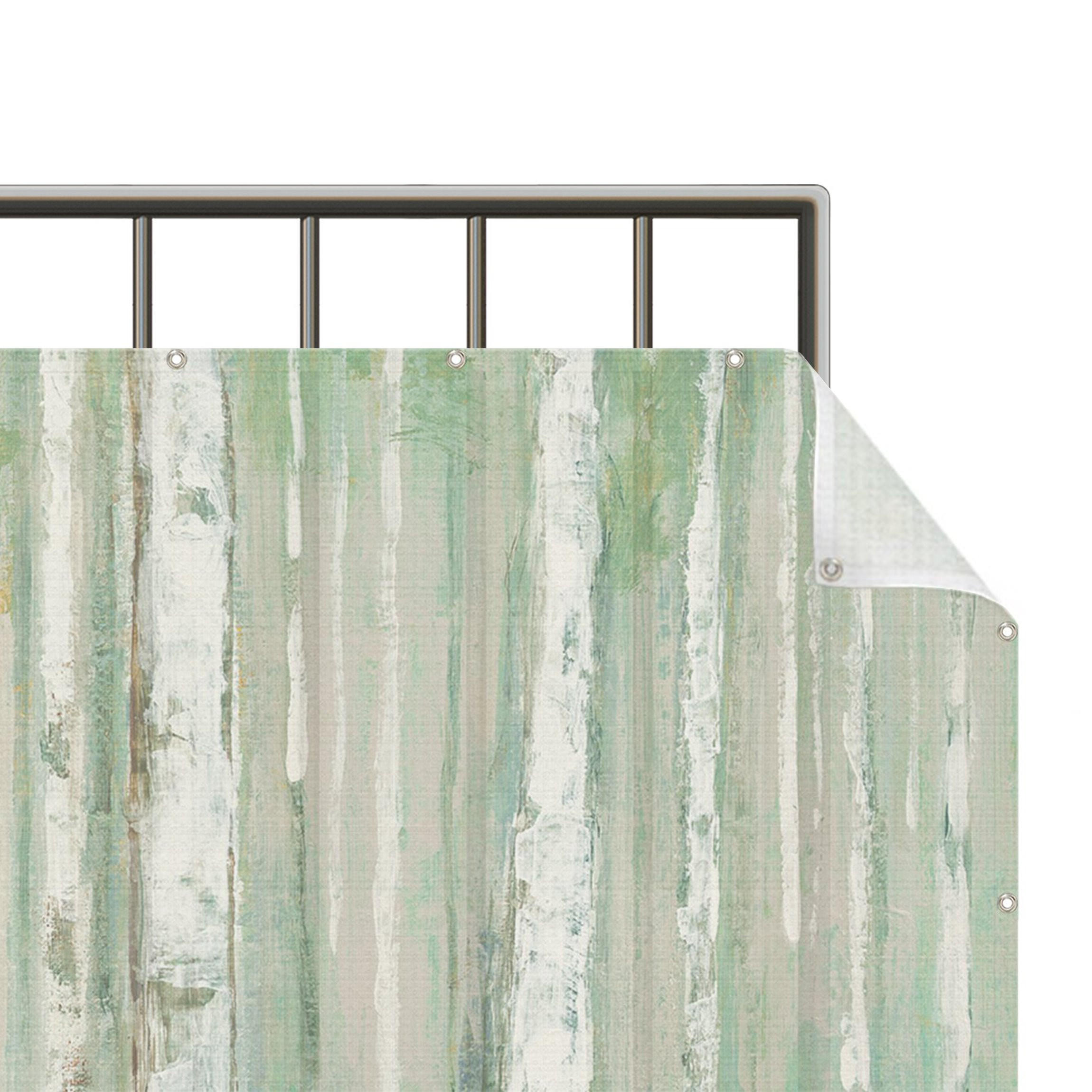 BALKON SICHTSCHUTZ Strahlende Buchen 500/75 cm - Grün, Kunststoff (500/75cm) - Bilderwelten
