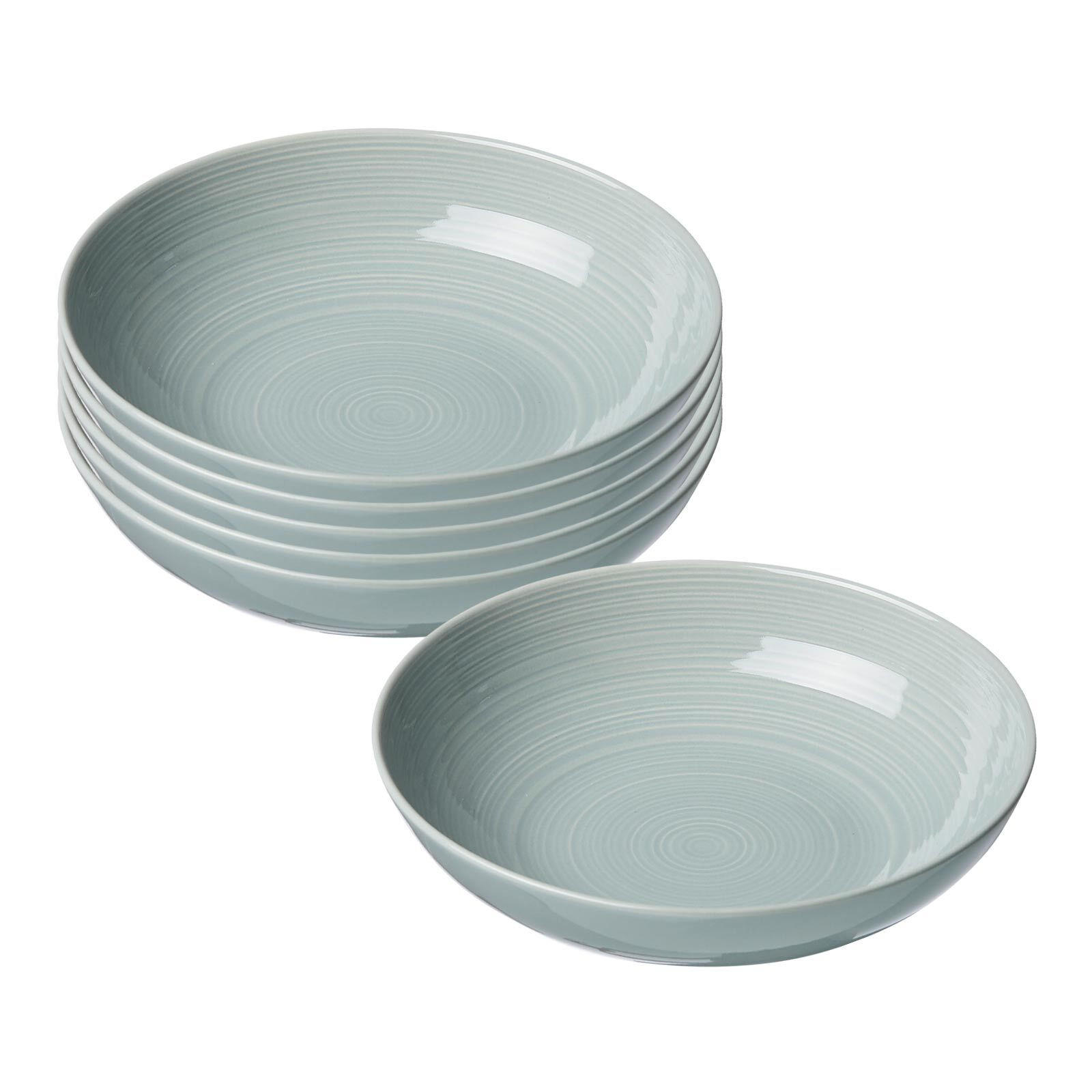 SUPPENTELLER Suomi Blau ø 20 cm 6er Set - Blau, Keramik (20cm) - Ritzenhoff Breker