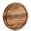 SCHNEIDEBRETT Holz Eiche geölt LESTE - Eichefarben, Holz (25/25cm) - KONSIMO®