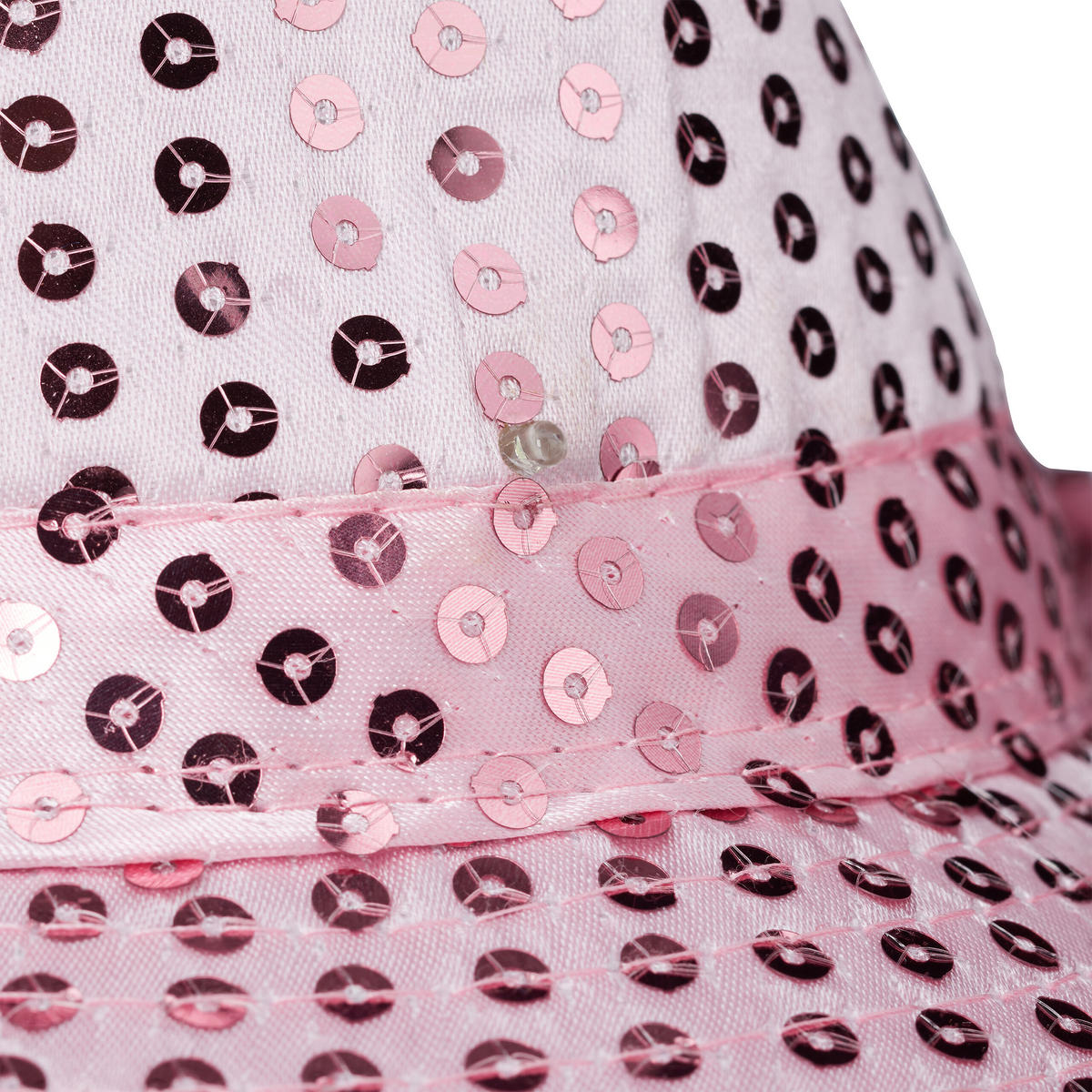 2XPAILLETTENHUT - Rosa, Textil (20/12/27.5cm) - Relaxdays