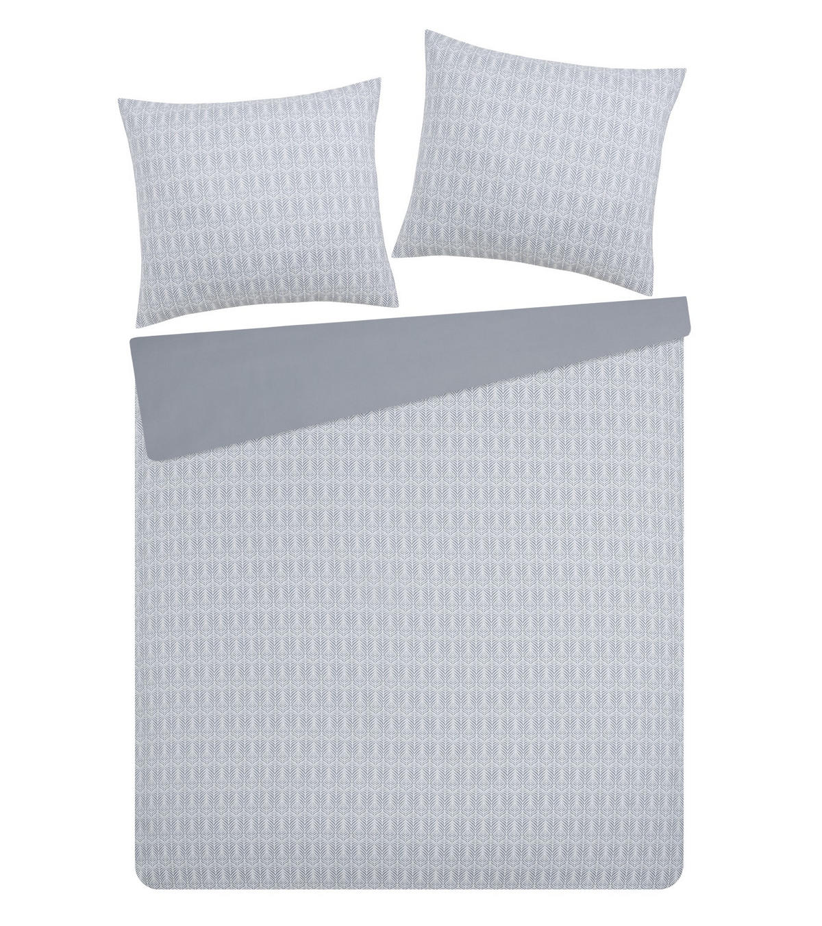 BETTWÄSCHE Ariess - Grau, Textil (200/220cm) - home&you