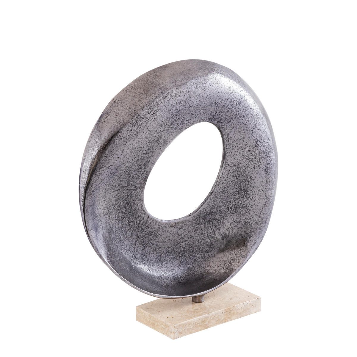 SKULPTUR Daweson Silber 38/10/41cm - Silberfarben, Metall (10/41/38cm) - PTMD Collection