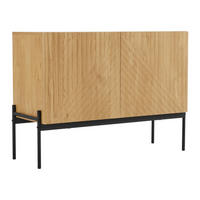 MEHRZWECKSCHRANK in Holzoptik 100/40/70 cm - Hellbraun, Holzwerkstoff (40/70/100cm) - Urban Meuble