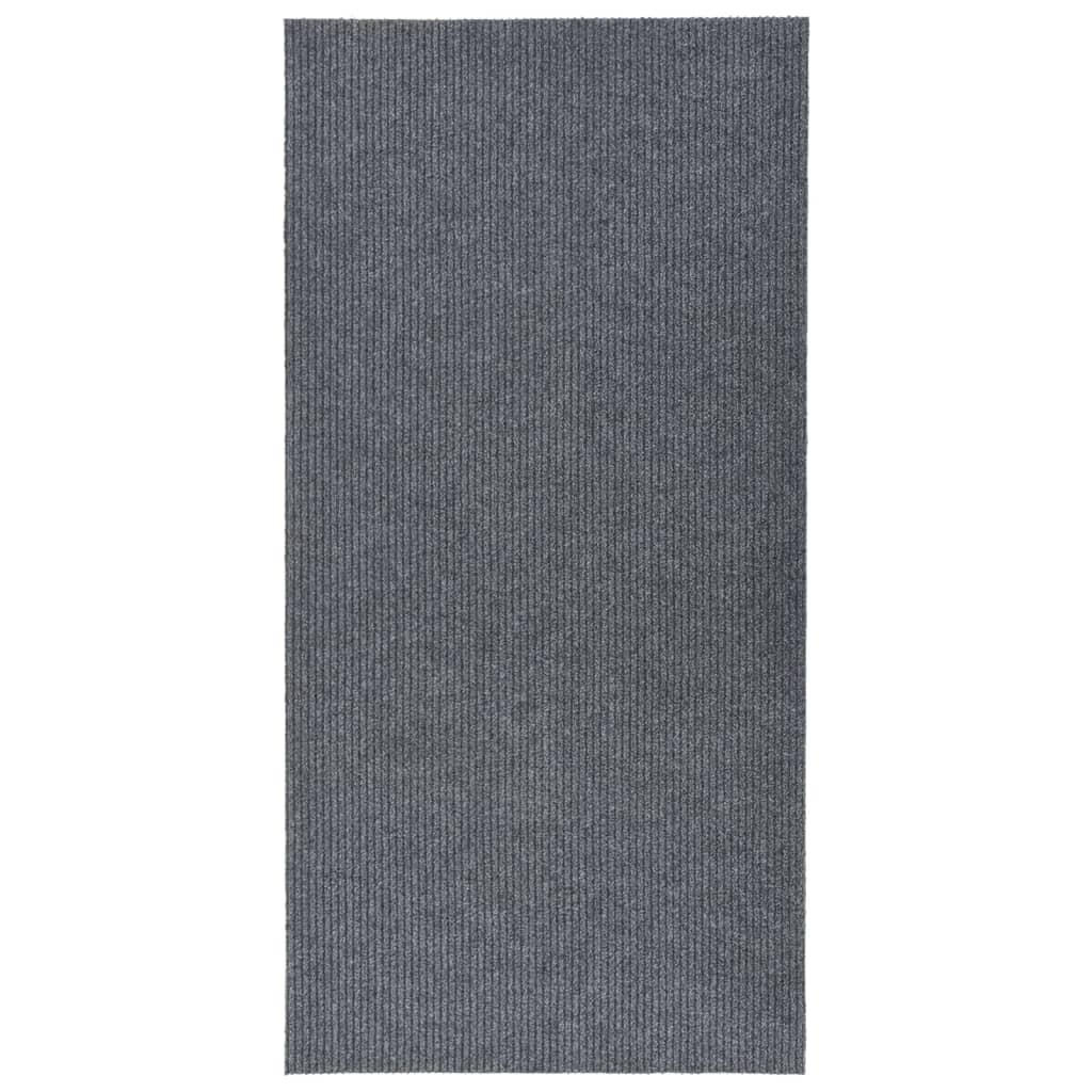 vidaXL Schmutzfangmatte Grau 100x200 cm