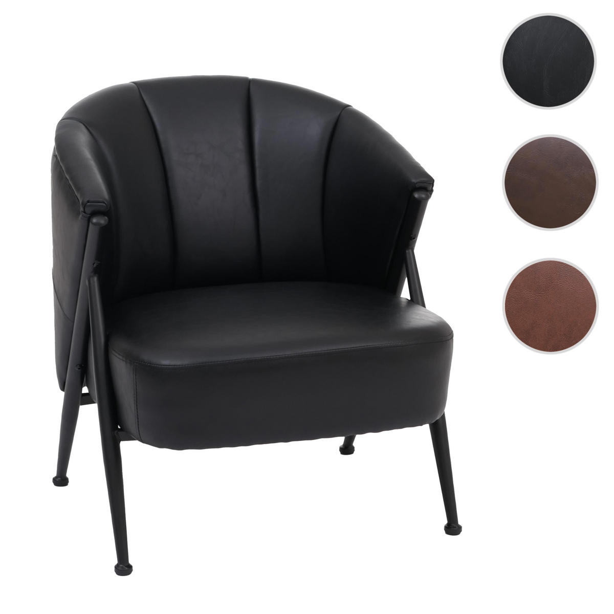 KRESLO Čierne - čierna, plast (65/74/72cm) - MCW