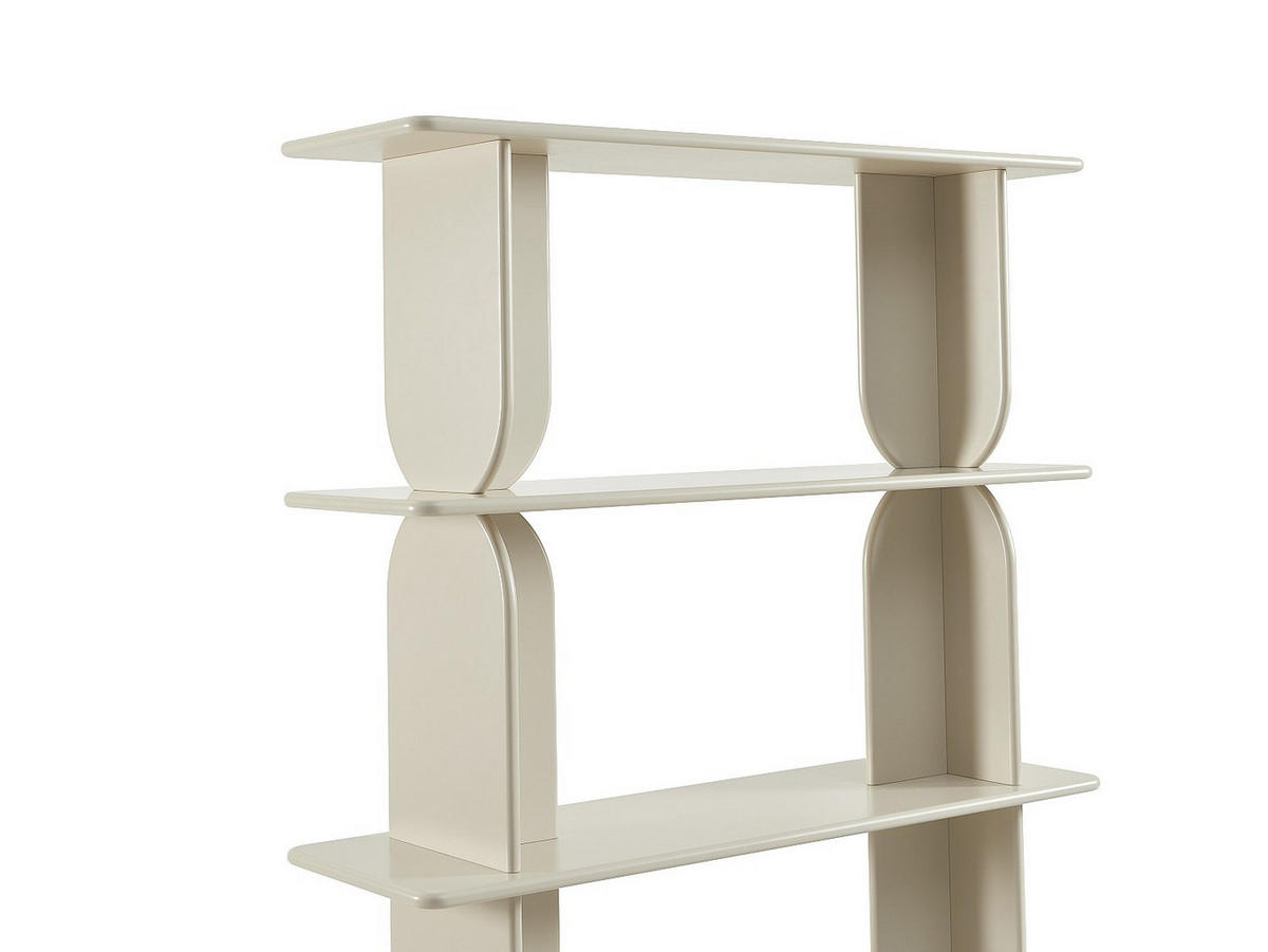REGAL - 110 cm x 35 cm - holz - beige Lusoria - Beige, Holz (110/180/35cm) - Vente-Unique