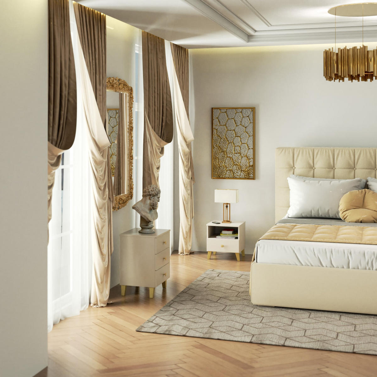 NACHTTISCH Kaschmir 58/40/37 - Kaschmir, Holzwerkstoff (40/58/37cm) - RAUMHIRSCH FURNITURE