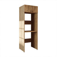 WASCHMASCHINENSCHRANK DUO-II 67cm Breit, 205cm Hoch - Eichefarben, Holzwerkstoff (67/205/67cm)