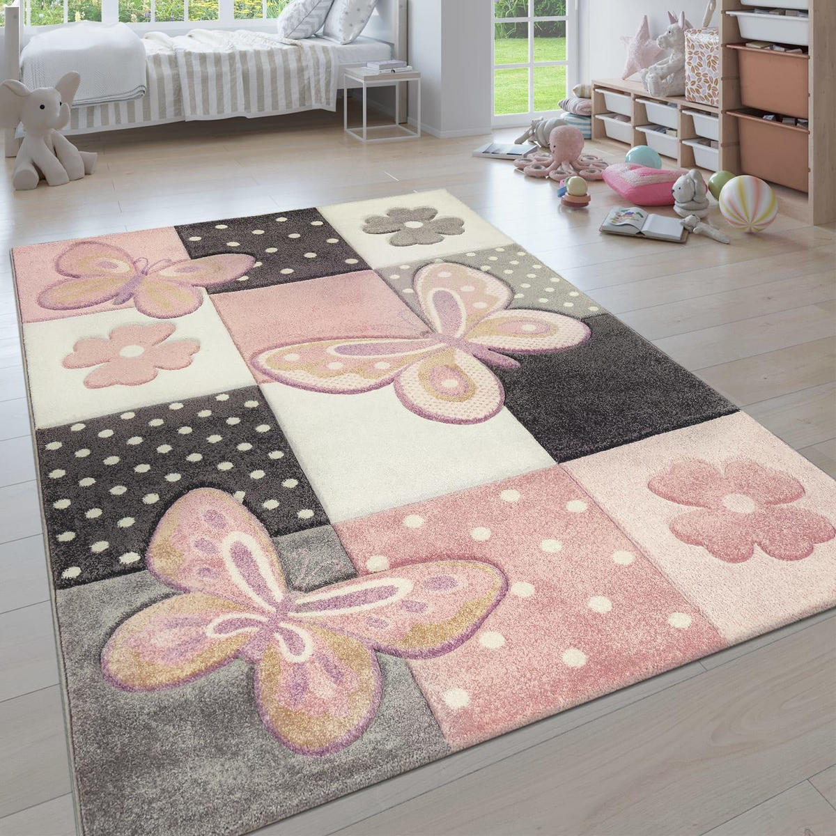 KINDERTEPPICH COSMO 220 MEHRFARBIG 120X170 - Multicolor, Kunststoff (120/170cm) - Paco Home