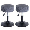 HOCKER Grau 2er-Set - Grau, Textil (37/57/37cm) - MCW