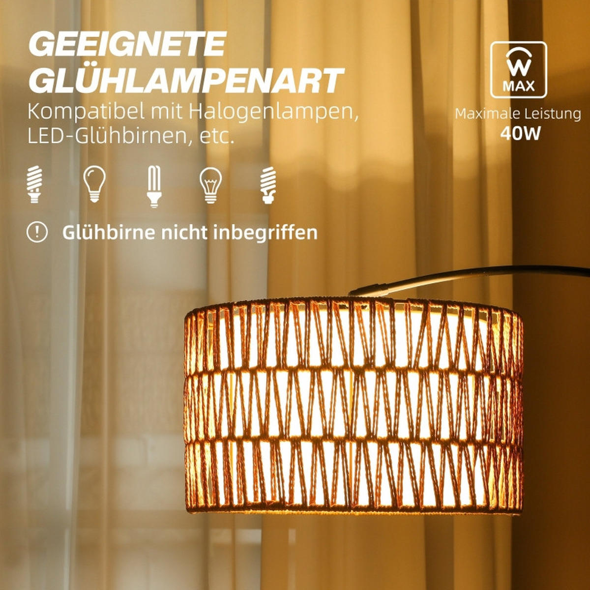STEHLEUCHTE 93x34x144-175cm Bogenlampe Höhenverstellbar Mit Fußschalter Schwarz - Schwarz, Metall (93/34/175cm) - Raelunyi