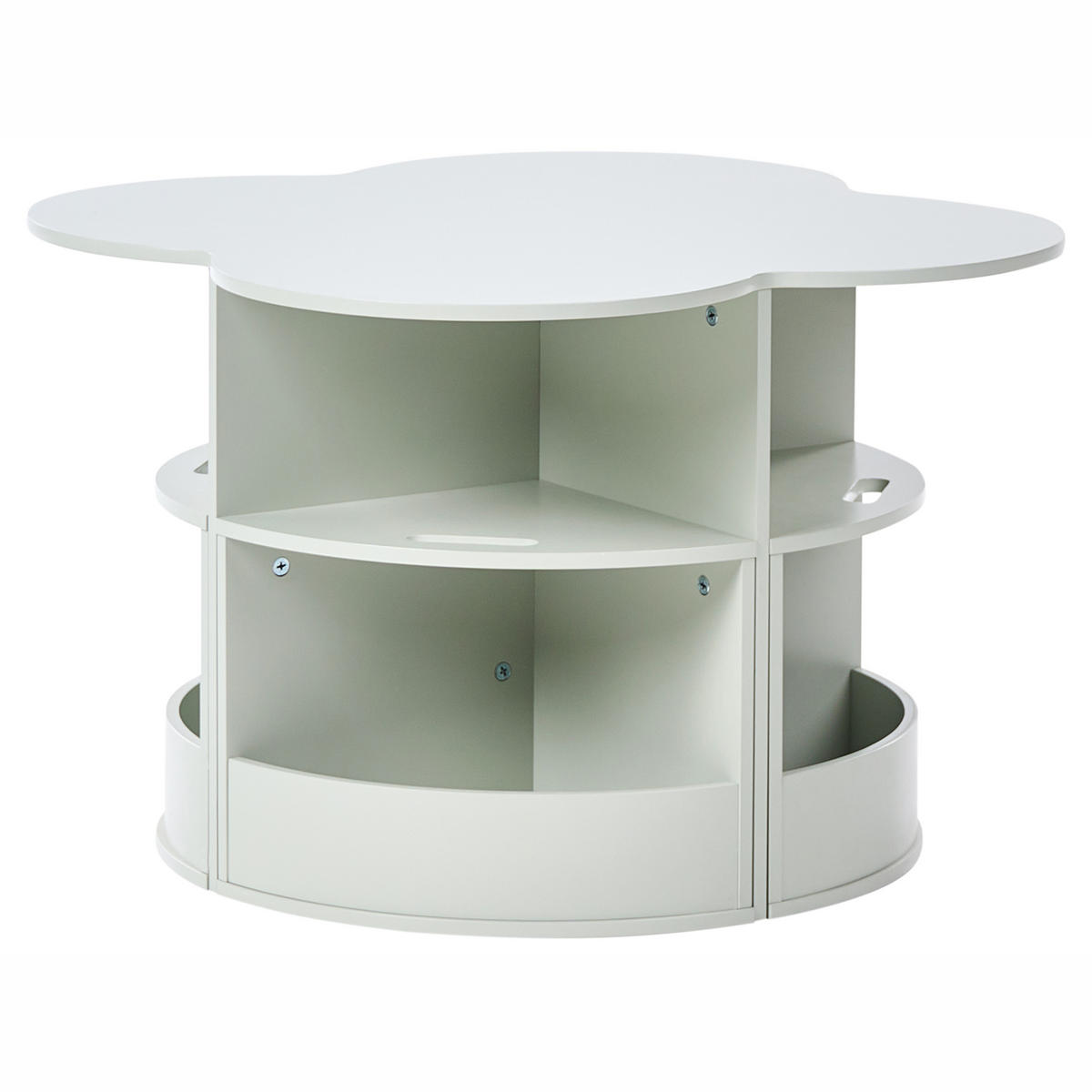 KINDERTISCH mit Stühlen Hellgrün Tiboo - Hellgrün, Holzwerkstoff (61/48/61cm) - Beliani