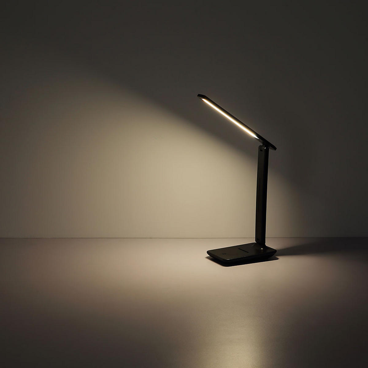 LED TISCHLEUCHTE CCT USB Akku - Schwarz, Kunststoff (28/11.5/50cm) - Globo Lighting