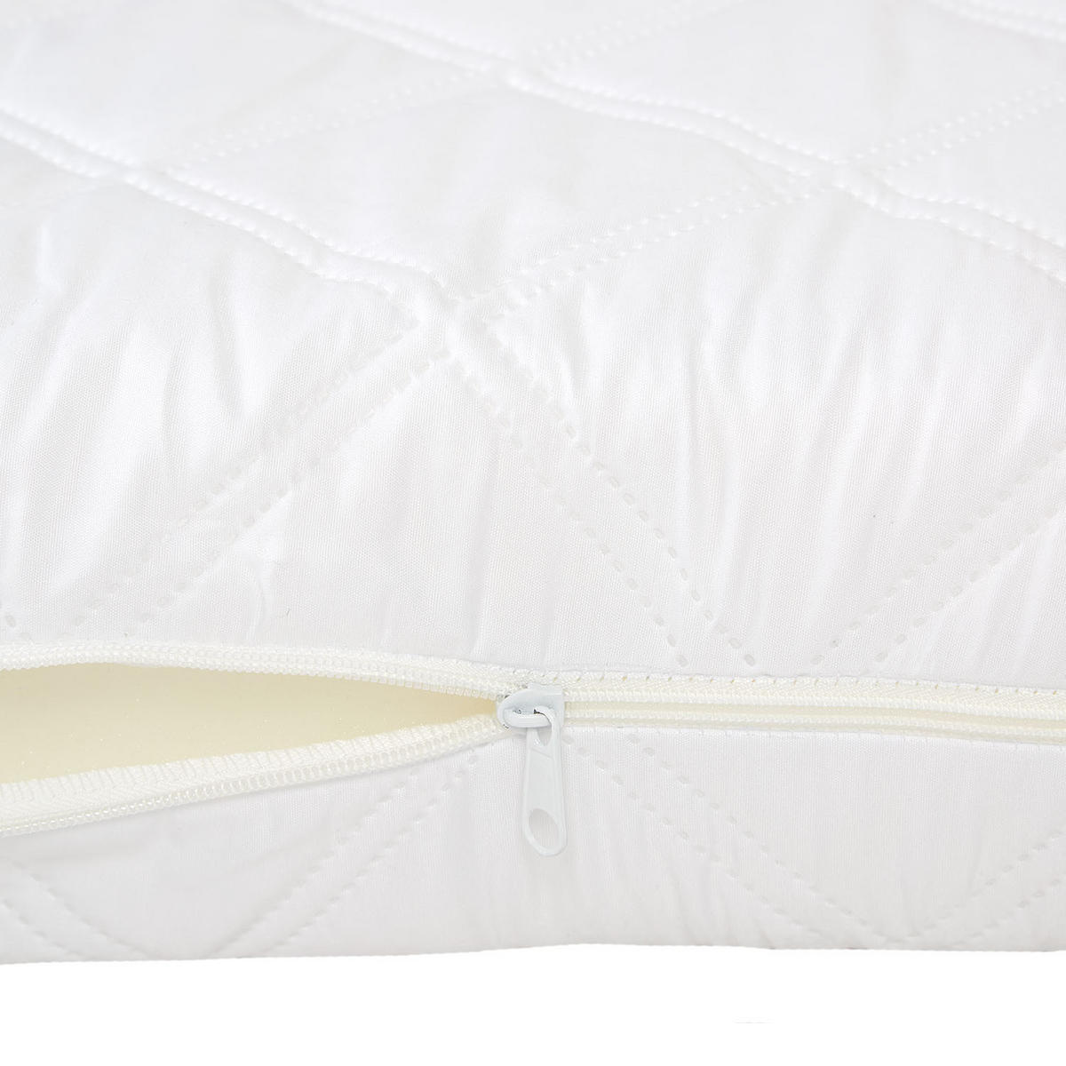 KINDERMATRATZE 80/160 cm Höhe ca. 11 cm - Weiß, Textil - Homestyle4u